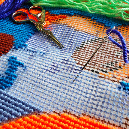 Needlepoint Pillow Kit "Dance"