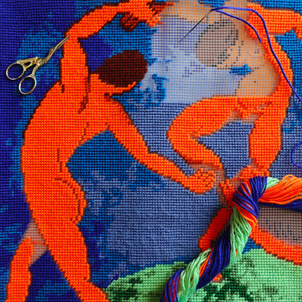 Needlepoint Pillow Kit "Dance"