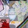 Needlepoint Pillow Kit "The Daisies"