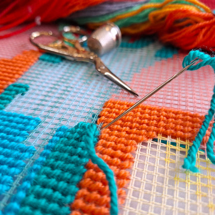 Needlepoint Pillow Kit "Vegetables"