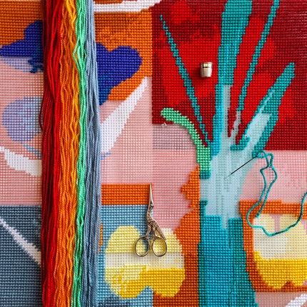 Needlepoint Pillow Kit "Vegetables"