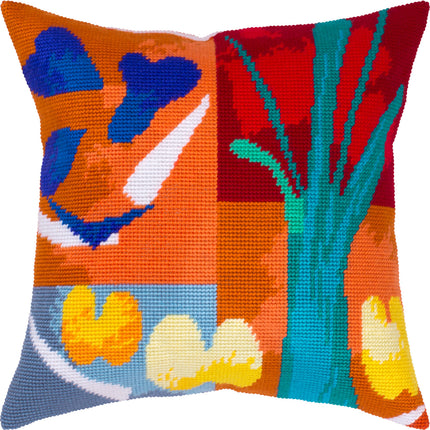 Needlepoint Pillow Kit "Vegetables"