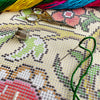 Needlepoint Pillow Kit "Wild Strawberries. Tree."