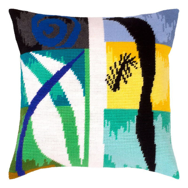 Needlepoint Pillow Kit "Beasts of the Sea"