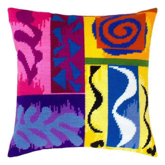 Needlepoint Pillow Kit "Beasts of the Sea"