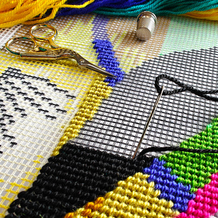 Needlepoint Pillow Kit "Beasts of the Sea"