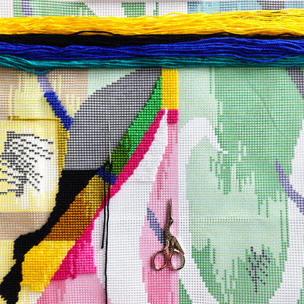 Needlepoint Pillow Kit "Beasts of the Sea"