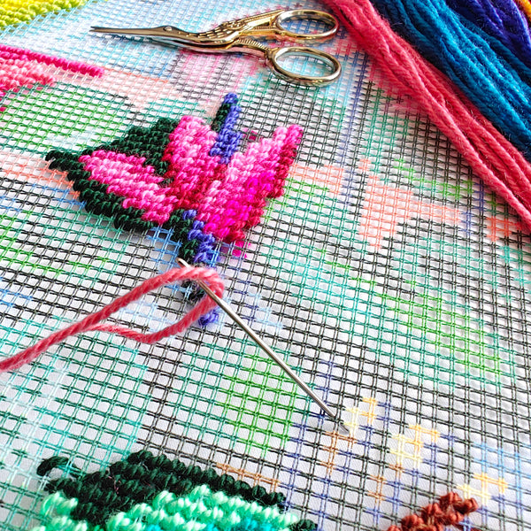 Needlepoint Pillow Kit 