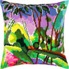 Needlepoint Pillow Kit "The Riverbank"