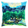Needlepoint Pillow Kit "Olive Trees"