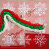 Needlepoint Pillow Kit "snowflakes"