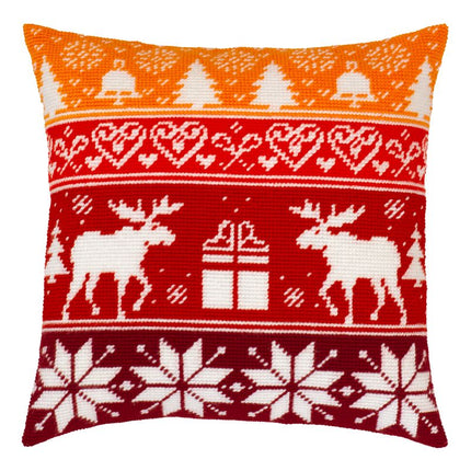 Needlepoint Pillow Kit "Scandinavian Christmas"