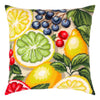 Needlepoint Pillow Kit "Fruit fiesta"