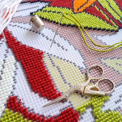 Needlepoint Pillow Kit "Colors of autumn"