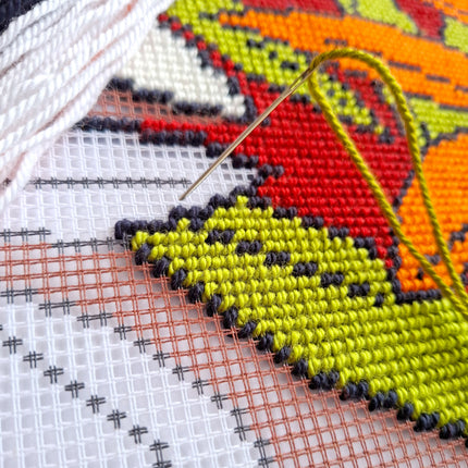 Needlepoint Pillow Kit "Colors of autumn"