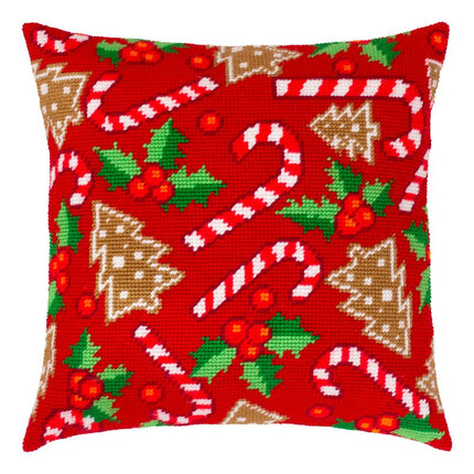 Needlepoint Pillow Kit "A fabulous Christmas"