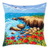 Needlepoint Pillow Kit "Sea coast"