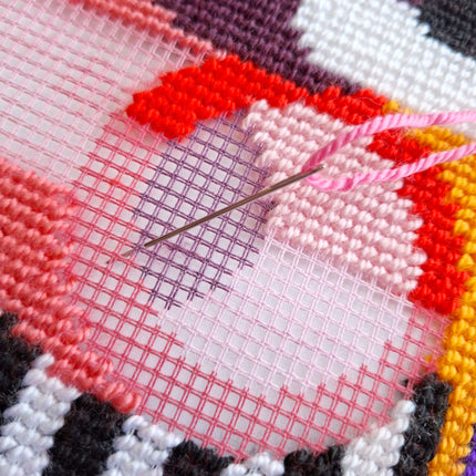 Needlepoint Pillow Kit "Radiant Women in Abstract"