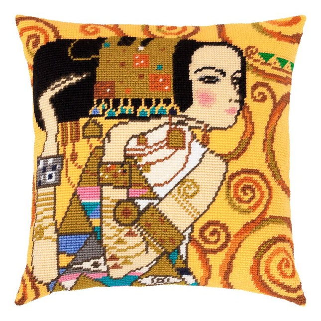 Needlepoint Pillow Kit "Expectation"
