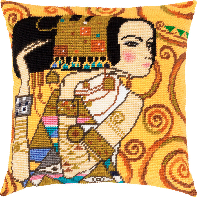 Needlepoint Pillow Kit "Expectation"