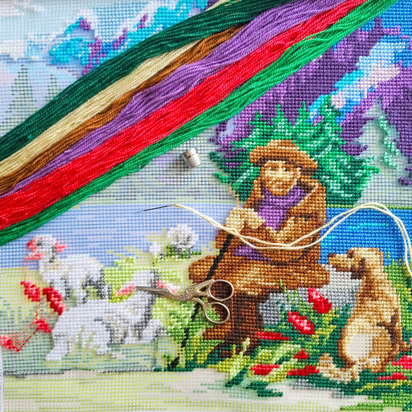 Needlepoint Pillow Kit 