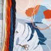 Needlepoint Pillow Kit "Abstract pastel tropics"