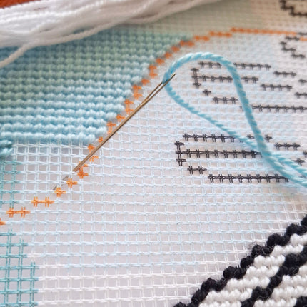 Needlepoint Pillow Kit "Rapture"