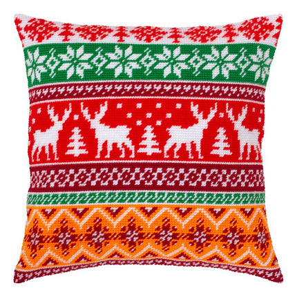 Needlepoint Pillow Kit "Fantasy face"