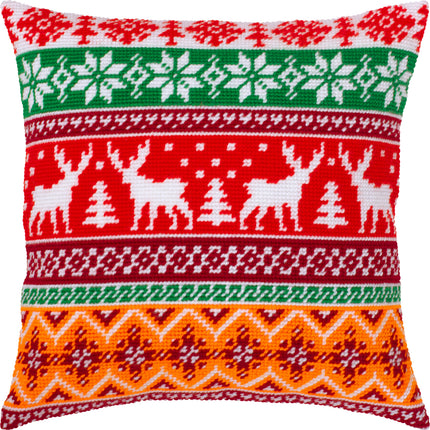 Needlepoint Pillow Kit "Fantasy face"