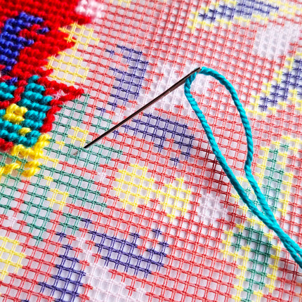 Needlepoint Pillow Kit "Solar Talisman"