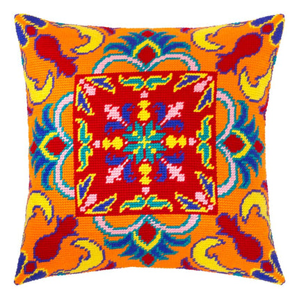 Needlepoint Pillow Kit "Solar Talisman"