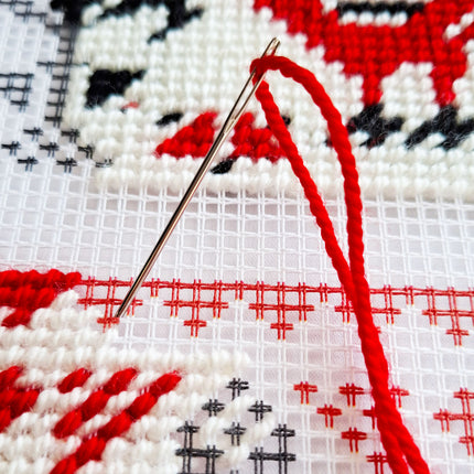 Needlepoint Pillow Kit "Family Amulet"