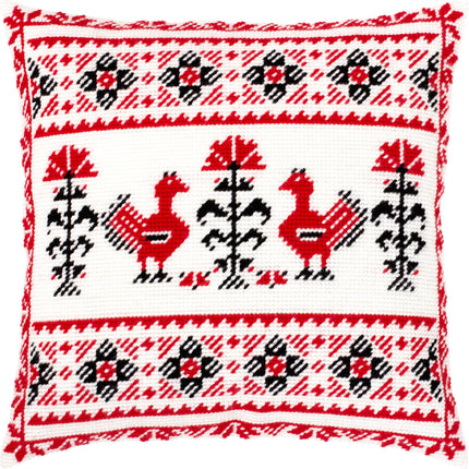 Needlepoint Pillow Kit "Family Amulet"
