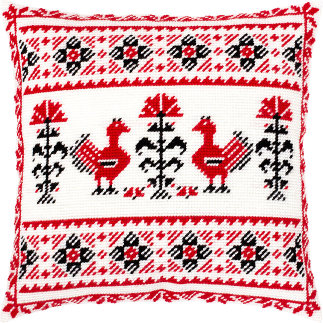 Needlepoint Pillow Kit "Family Amulet"