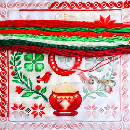 Needlepoint Pillow Kit "Talisman for Wealth and Good Luck"