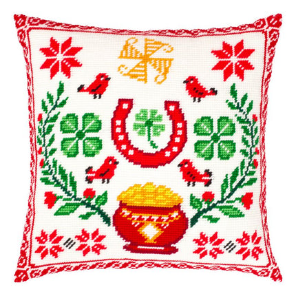 Needlepoint Pillow Kit "Talisman for Wealth and Good Luck"