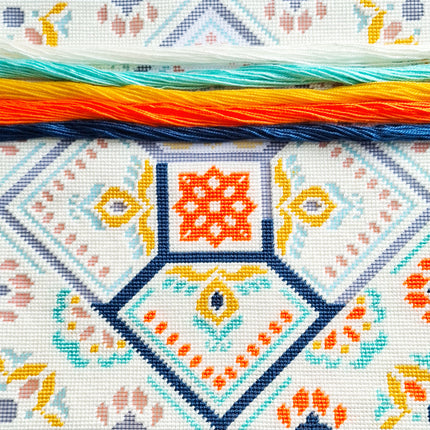 Needlepoint Pillow Kit "Clarity of Day"