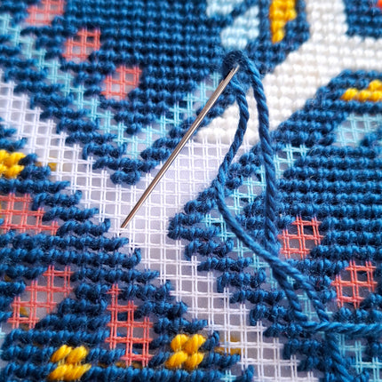 Needlepoint Pillow Kit "Deep Night"