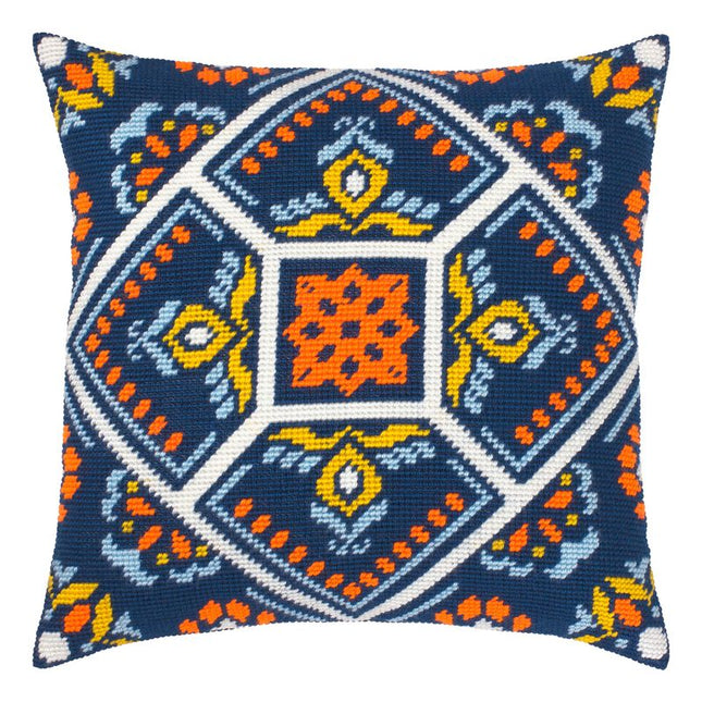 Needlepoint Pillow Kit "Deep Night"