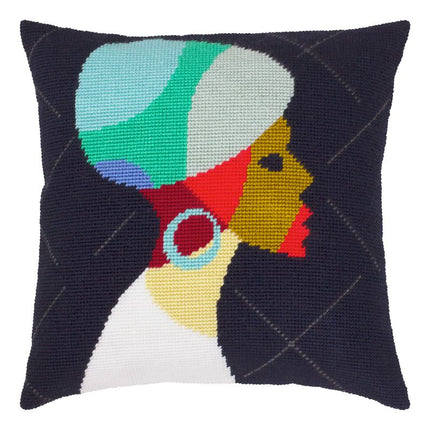 Needlepoint Pillow Kit "Dignity"