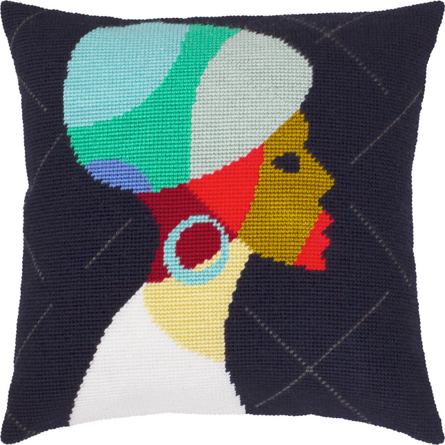Needlepoint Pillow Kit "Dignity"