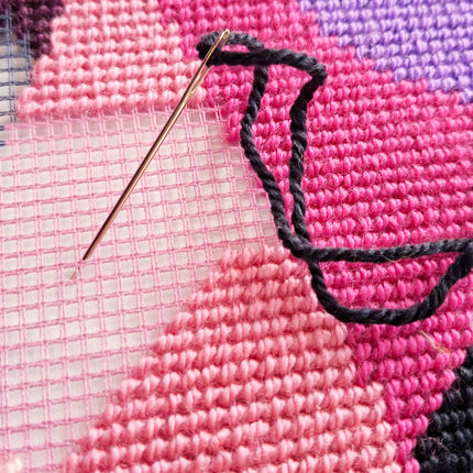 Needlepoint Pillow Kit "Mysteriousness"