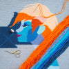 Needlepoint Pillow Kit "Temptation"