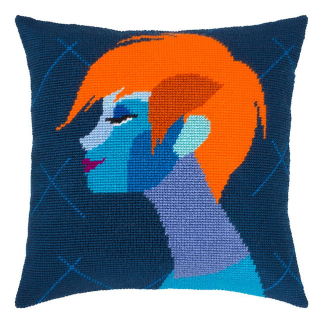 Needlepoint Pillow Kit "Temptation"
