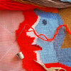 Needlepoint Pillow Kit "Astonishment"