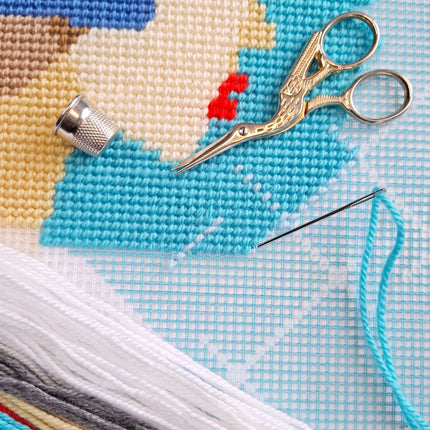 Needlepoint Pillow Kit "Balance"