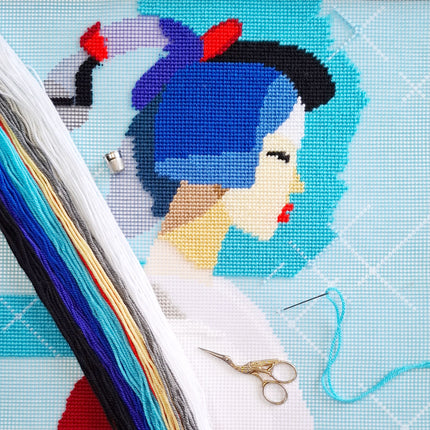 Needlepoint Pillow Kit "Balance"