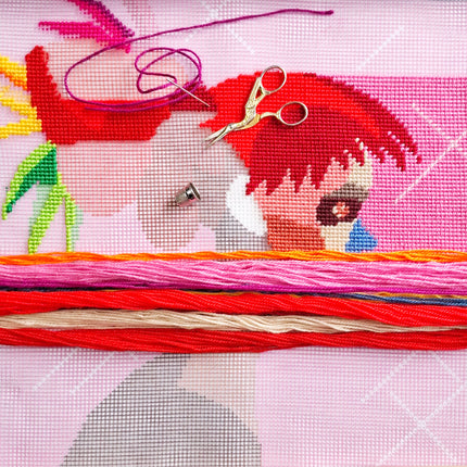 Needlepoint Pillow Kit "Freedom"