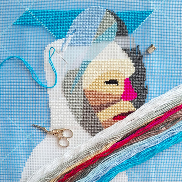 Needlepoint Pillow Kit 