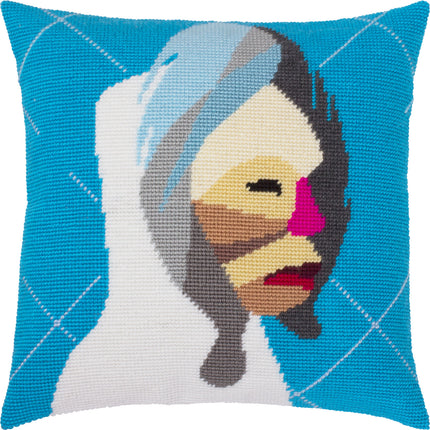 Needlepoint Pillow Kit "Strength"